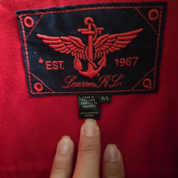 Ralph Lauren petite eed gold button peacoat jacket - Picture 5 of 7